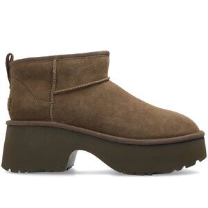 UGG Classic Ultra Mini New Heights Boot Suede 8 $196 NEW. NWOB